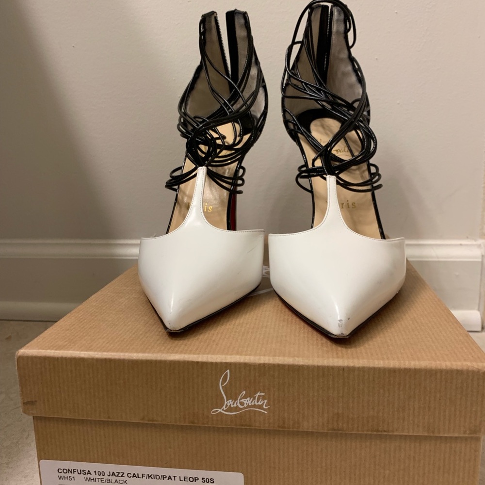 Christian Louboutin Confusa 100mm Jazz Calf Patent